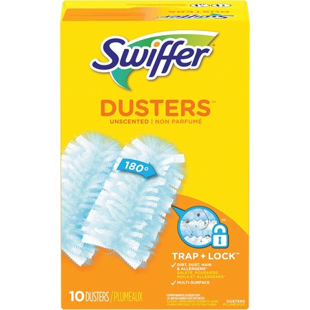 SWIFFER Swiffer Dusters Refills, Unscented/Blue, PK 10 PGC21459